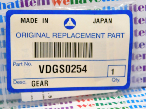 PANASONIC / VDGS0254 / GEAR / IW250 / 1 PIECE (qzty)