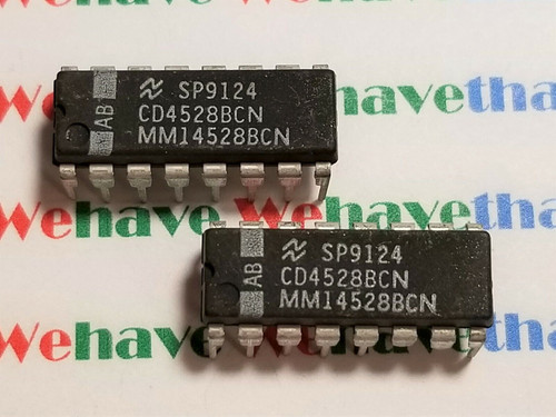 CD4528BCN / MM14528BCN / IC / DIP / 2 PIECES (qzty)