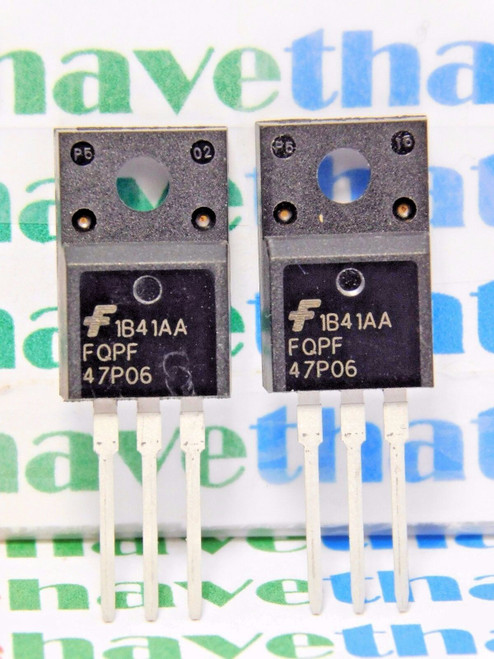 FQPF47P06 / MOSFET / TO220 / 2 PIECES (QZTY)
