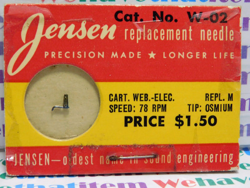 JENSEN / W-02 / REPLACES WEBSTER ELECTRIC M / 1 PIECE (qzty)
