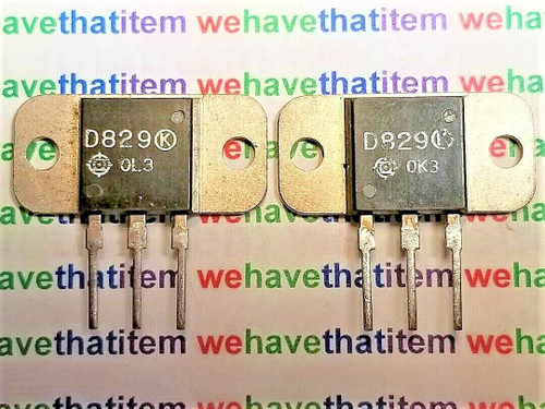 2SD829K / D829 / TRANSISTOR / TO218 ON A HEAT SINK / 2 PIECES  (qzty)