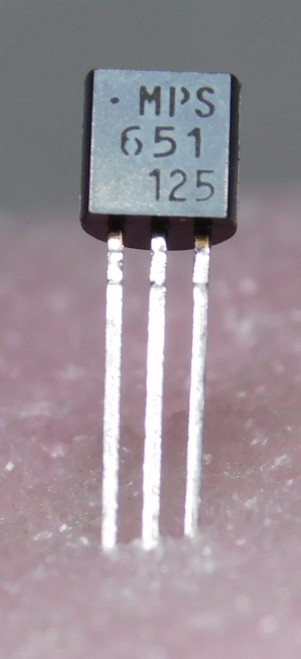 MPS651 / TRANSISTOR / TO92 / 6 PIECES (qzty)