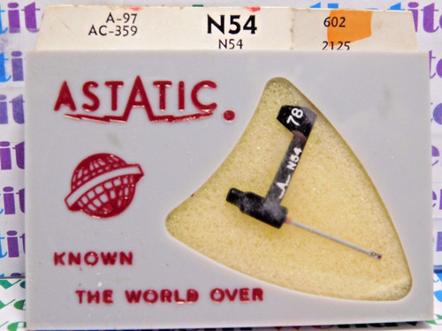 ASTATIC N54 / REPLACES ASTATIC A-97, AC-359 / 1 PIECE (qzty)