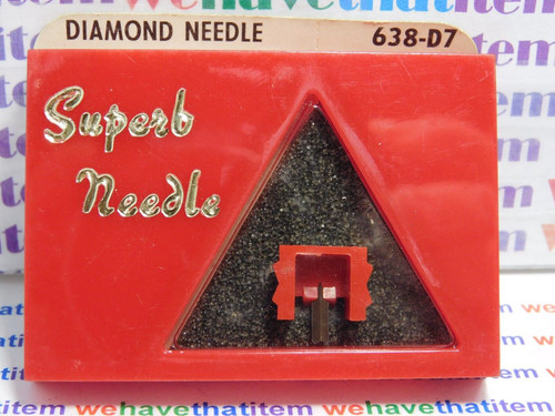 SUPERB NEEDLE / 638-D7 / USED IN JVC, VICTOR / 1 PIECE (qzty)