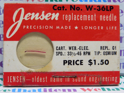 JENSEN / WE-36LP / REPLACES WEBSTER ELECTRIC G1 / 1 PIECE (qzty)