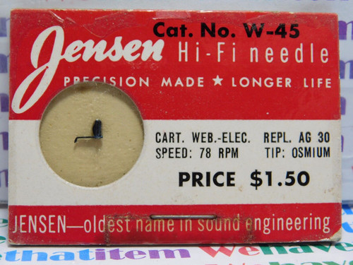 JENSEN / W-45 / REPLACES WEBSTER ELECTRIC AG 30 / 1 PIECE (qzty)