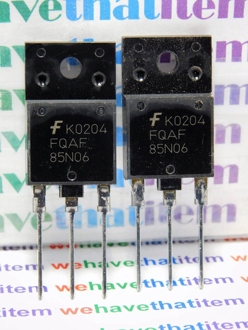 FQAF85N06 / MOSFET / TO3P / 2 PIECES (qzty)