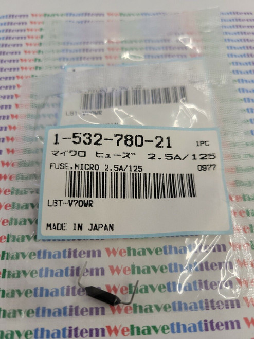 SONY / 1-532-780-21 PICO FUSE / 2.5 amp  / 2 PIECES (qzty)