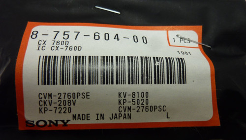 CX760D / 8-757-604-00 / SONY IC / DIP / 1 PIECE (QZTY)