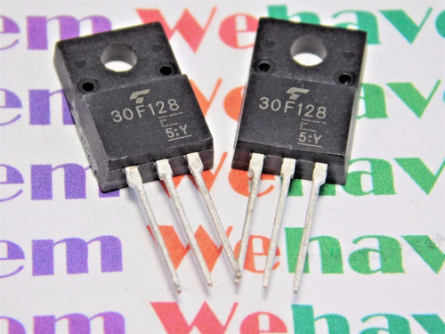 GT30F128 / 30F128 / DISCRETE IGBT / TO220FI / 2 PIECES  (qzty)
