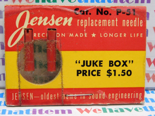JENSEN / P-51 / REPLACES JUKE BOX / 1 PIECE (qzty)