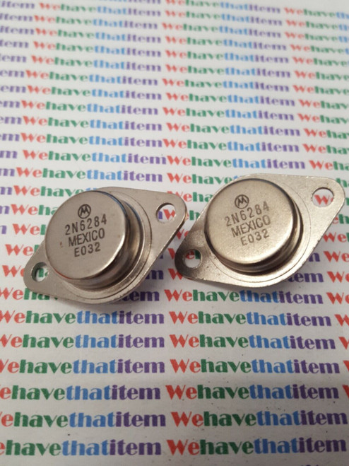 2N6284 / TRANSISTOR / 2 PIECES / (qzty)