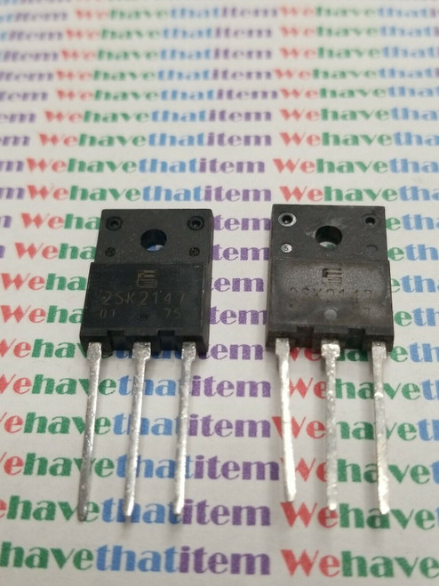 2SK2147 / K2147 / FET / TO3P / 2 PIECES  (qzty)