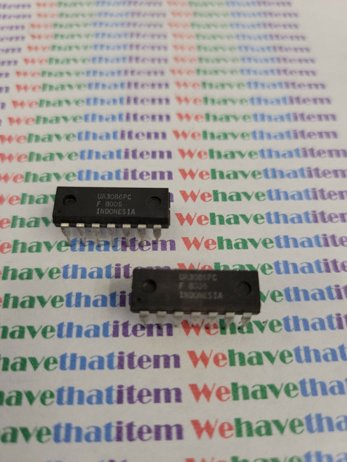 UA3086PC / IC / DIP / 2 PIECE   (qzty)