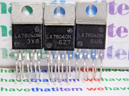 LA78040N / IC / 7 PIN SIP / 3 PIECES (qzty)