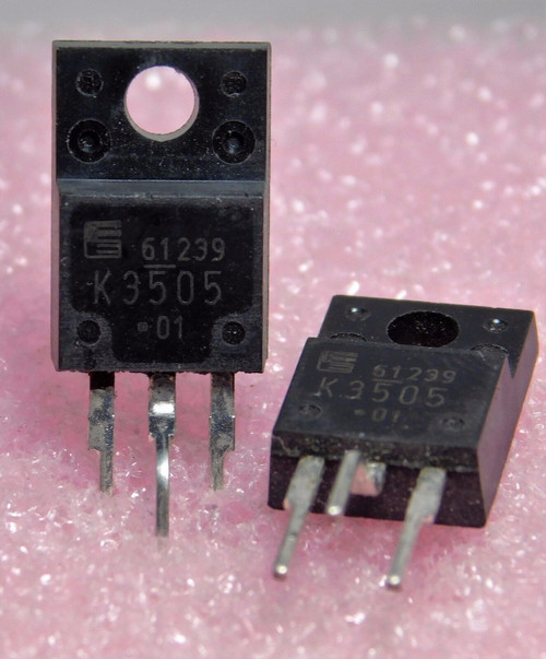 2SK3505 / K3505 / FET / TO220FI WITH SHORT LEADS/ 2 PIECES  (qzty)