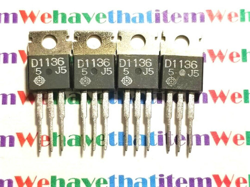 2SD1136 / D1136 / TO220 / TRANSISTOR  / 4 PIECES (QZTY)