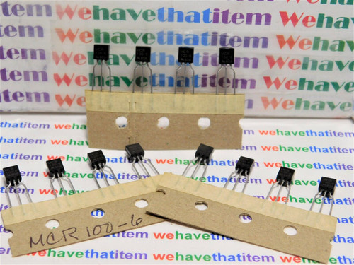 MCR100-6 / GATE RECTIFIER / TO92 / 12 PIECES  (qzty)
