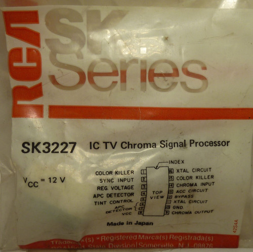 SK3227 / CHROMA SIGNAL PROCESSOR / IC / 2 PIECES /  (qzty)