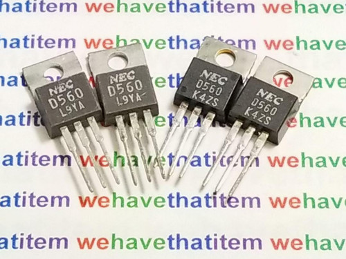 2SD560 / D560 / TRANSISTOR / TO220AB / 2 PIECES (qzty)