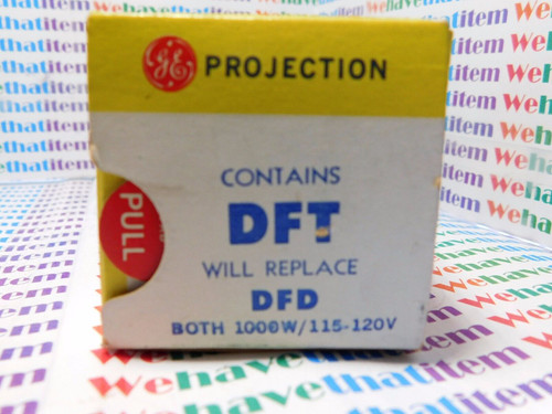 DFT / REPLACES DFD /  PROJECTION LAMP, BULB / 115-120v 1000w / 1 PIECE (qzty)