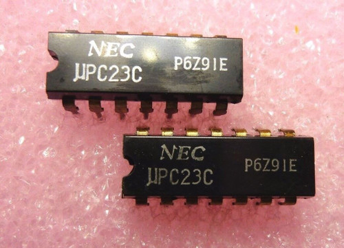 UPC23C / COMPARABLE TO ECG1047, NTE1047 / IC / DIP / 2 PIECES /  (qzty)