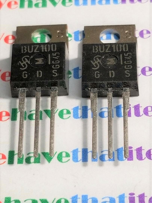 BUZ100 / TRANSISTOR / TO220 / 2 PIECES  (qzty)