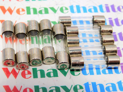 GMA FAST BLOW GLASS FUSE /  2.5amp  / 5x20mm / 10 PIECES (qzty)