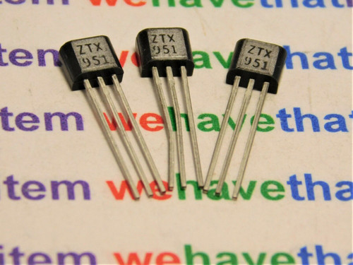 ZTX951 / TRANSISTOR / TO92 COMPATIBLE / 3 PIECES  (qzty)