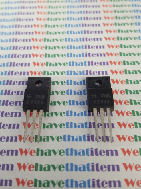 2SK2333 / K2333 / FET / TO3P / 2 PIECES  (qzty)