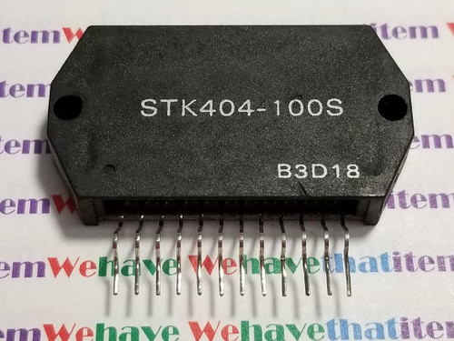 STK404-100S / IC / SIP / 1 PIECE (QZTY)