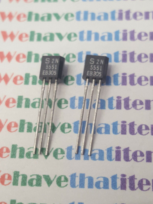 2N5551 / TRANSISTOR / 2 PIECES / (qzty)
