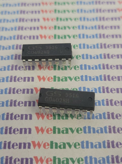 GD4028B / GOLDSTAR  / IC / DIP / 2 PIECES (qzty)