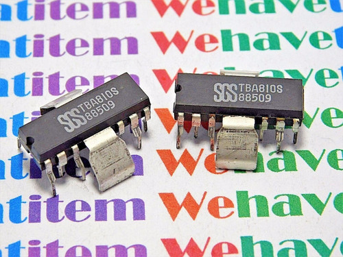 TBA810S / CROSSES TO ECG1115, NTE1115 / IC / DIP / 2 PIECES   (qzty)