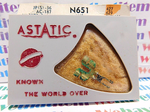 ASTATIC N651 / REPLACES SHURE JPS-36, AC-187, W-33TP, N-4S / 1 PIECE (qzty)