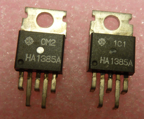 HA1385A / TO220 / 5 PIN / IC / 2 PIECES  (qzty)
