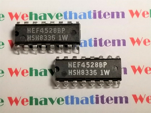HEF4528BP / IC / DIP / 2 PIECES (qzty)