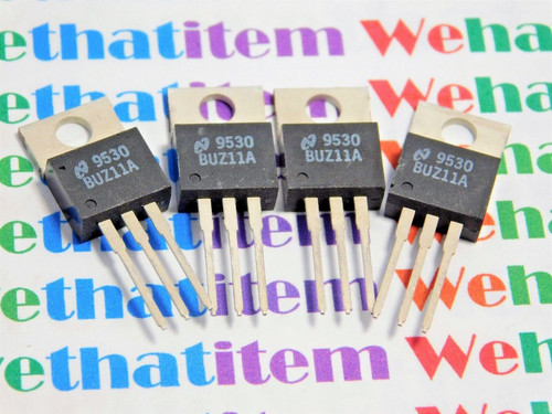 BUZ11A / TRANSISTOR / TO220 / 4 PIECES (QZTY)