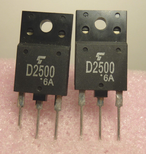 2SD2500 / PART MARKED D2500 / TRANSISTOR  / 2 PIECES  (qzty)