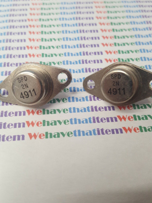 2N4911 / TRANSISTOR / 2 PIECES / (qzty)