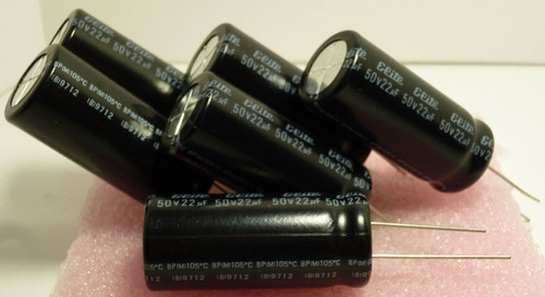 1UF 50v / NON POLAR CAPACITOR / 5  PIECES (QZTY)