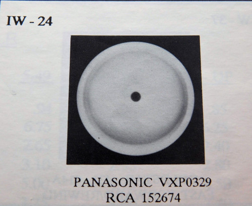 IDLER WHEEL / IW24 /  PANASONIC VXP0329 / RCA 152674 / VCR / 2 PIECES (qzty)