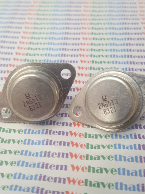 2N6513 / TRANSISTOR / 2 PIECES / (qzty)