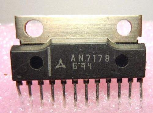 AN7178 / COMPARABLE TO ECG1398, NTE1398 / SIP / IC / 1 PIECE /  (qzty)