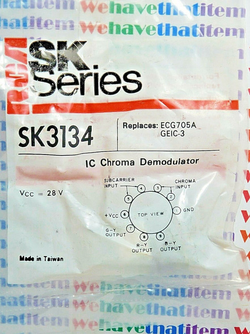 SK3134 / CROSSES TO ECG705A,  NTE705 / IC / 9 PIN / 2 PIECES  (qzty)