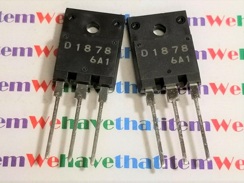 2SD1878 / D1878 / TRANSISTOR / 2 PIECES (qzty)