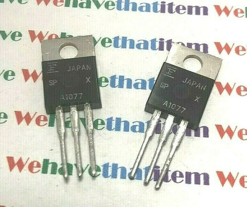2SA1077 / TRANSISTOR / 2 PIECES /  FUJITSU / (qzty)