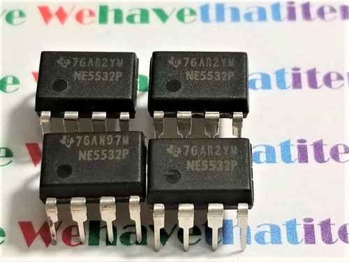 NE5532P / DIP / LOW NOISE OP AMP /4 PIECES  (qzty)