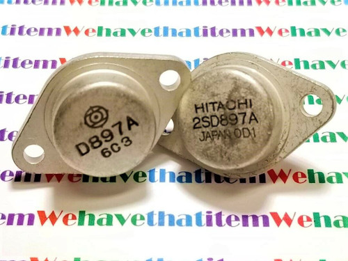 2SD897A / TRANSISTOR / TO3 / 2 PIECES  (qzty)