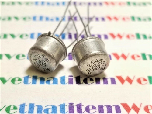 2SA537 / TRANSISTOR / TO5 / 2 PIECES  (qzty)